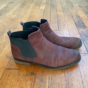 Used Franco Sarto Claudio Leather Chelsea boots -9M-